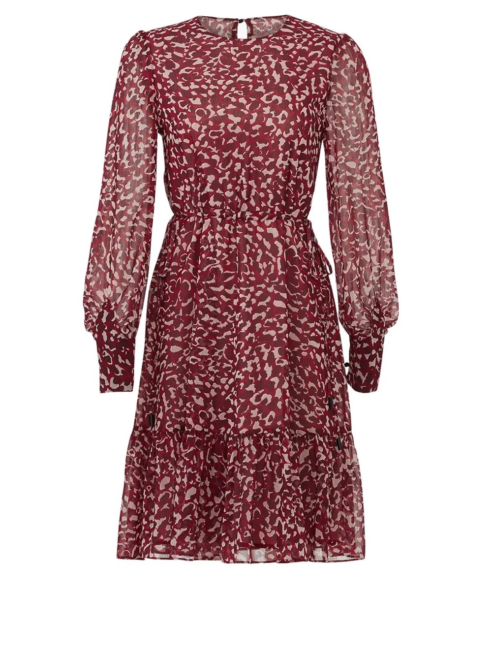 LK BENNET DAMIELL ANIMAL PRINT DRESS 4